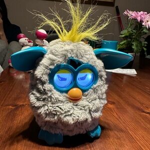 Rain cloud Furby 2012 2nd gen grey/aqua